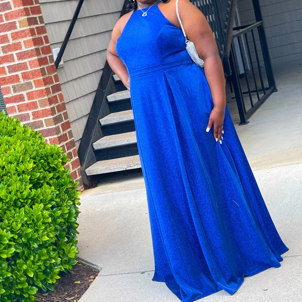 Royal blue dress purchased from Macy’s